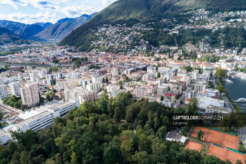 Luftbild Locarno – Tessin