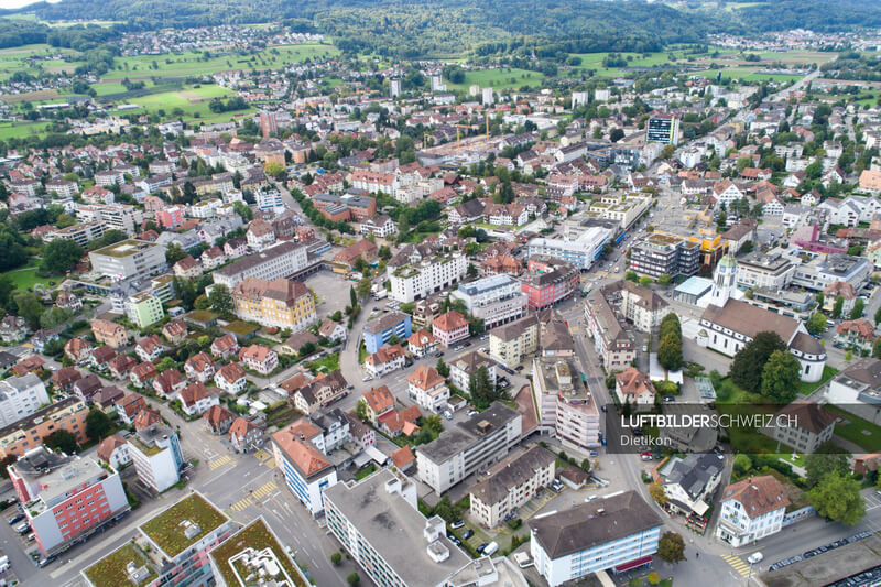 Luftaufnahme Dietikon KT Zürich Luftbild