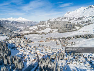 Luftbild Graubünden Valbella