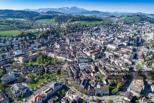 Luftbildaufnahme Stadt Sankt Gallen