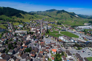 Luftaufnahme Appenzell AI Zentrum Luftbild