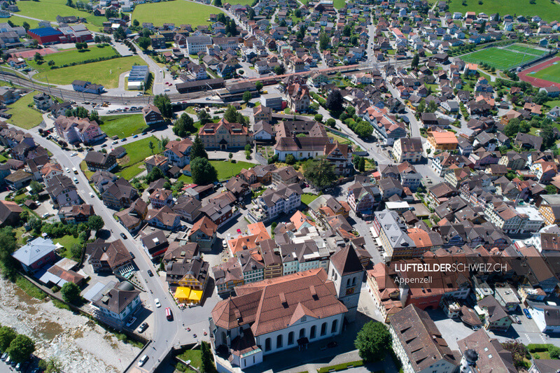 Luftaufnahme Appenzell AI Luftbild