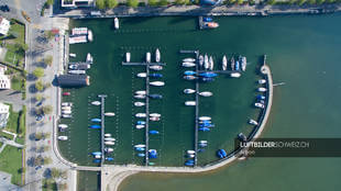 Luftaufnahme Arbon TG Hafen Luftbild