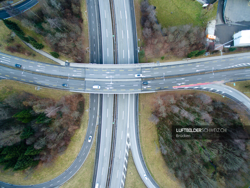 Luftbild Autobahn