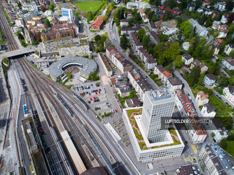 Luftaufnahme Fachhochschule St. Gallen Luftbild