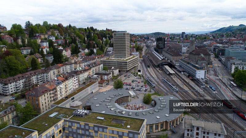 Luftaufnahme Lokremise Sankt Gallen Luftbild