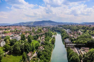 Luftaufnahme Stadt Bern Luftbild