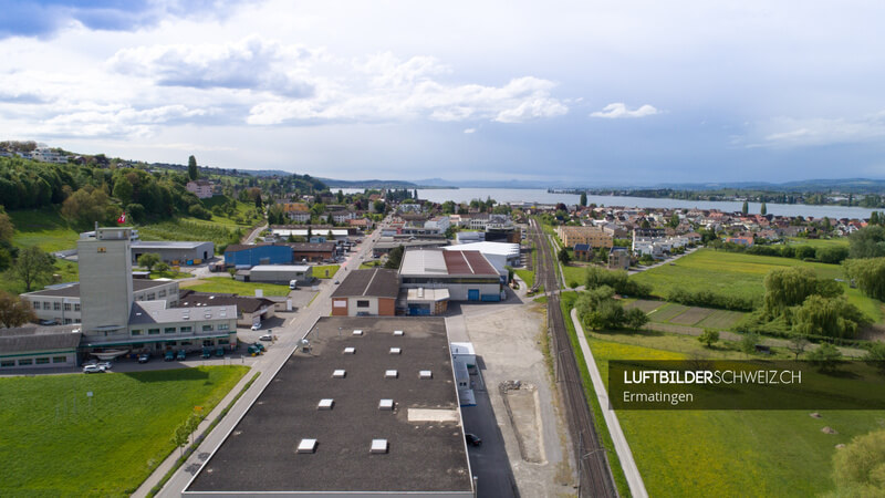 Luftaufnahme Ermatingen im Thurgau Luftbild