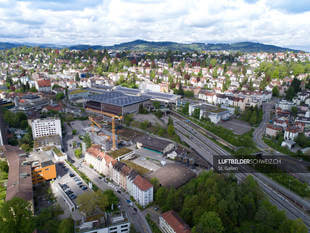 Luftaufnahme Olma St. Gallen Luftbild