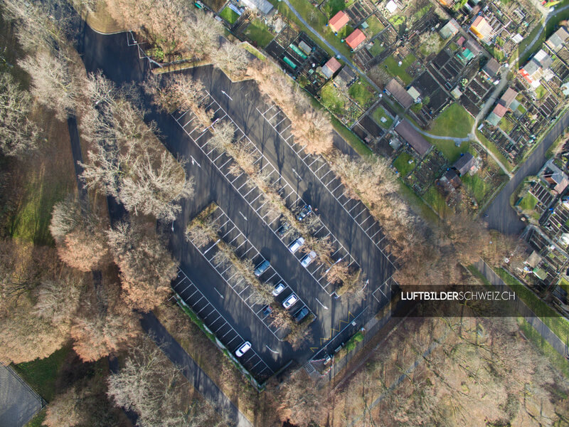 Luftaufnahme Parkplatz Luftbild