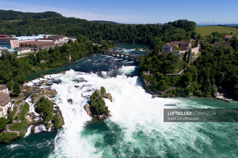 Luftaufnahme Rheinfall Luftbild