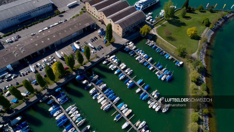 Luftaufnahme Bootshafen Romanshorn Luftbild