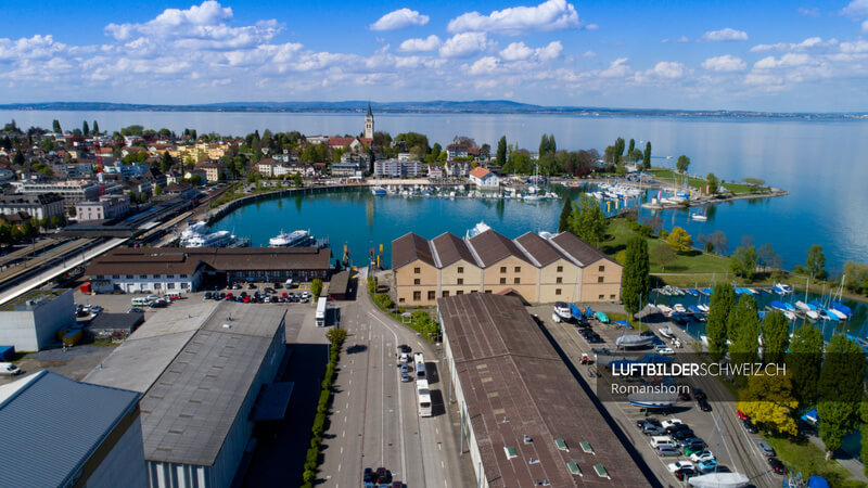 Luftaufnahme Romanshorn am Bodensee Luftbild