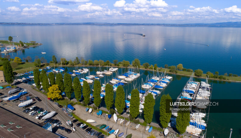 Luftaufnahme Hafen Romanshorn Luftbild