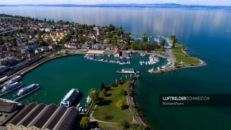 Luftaufnahme Romanshorn Hafen Luftbild