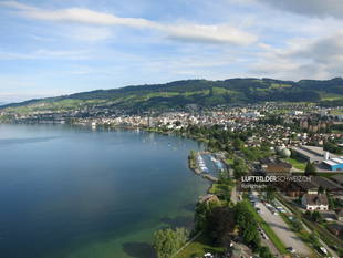 Luftaufnahme Rorschach am Bodensee Luftbild