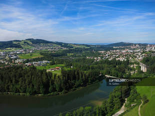 Luftaufnahme Gübsensee St. Gallen Luftbild
