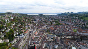 Luftaufnahme St. Gallen Stadtteil Luftbild