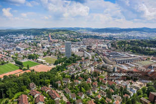 Luftaufnahme Stadt Winterthur Luftbild