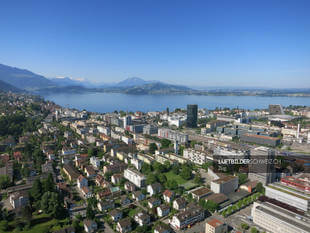 Luftaufnahme Stadt Zug Luftbild