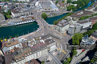 Luftaufnahme Zürich Central Luftbild