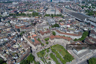 Luftaufnahme Zürich Stadtzentrum Luftbild