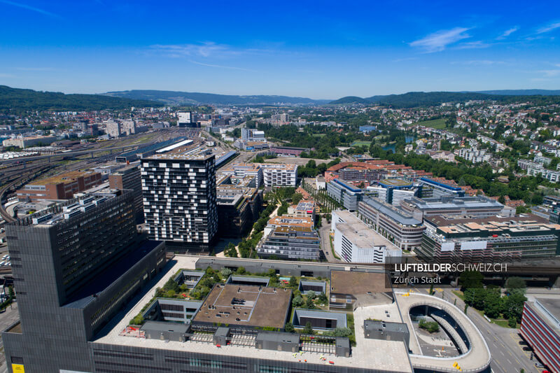 Luftaufnahme Toni-Areal Zürich Luftbild