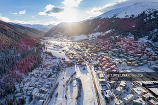 Luftbild Davos Platz