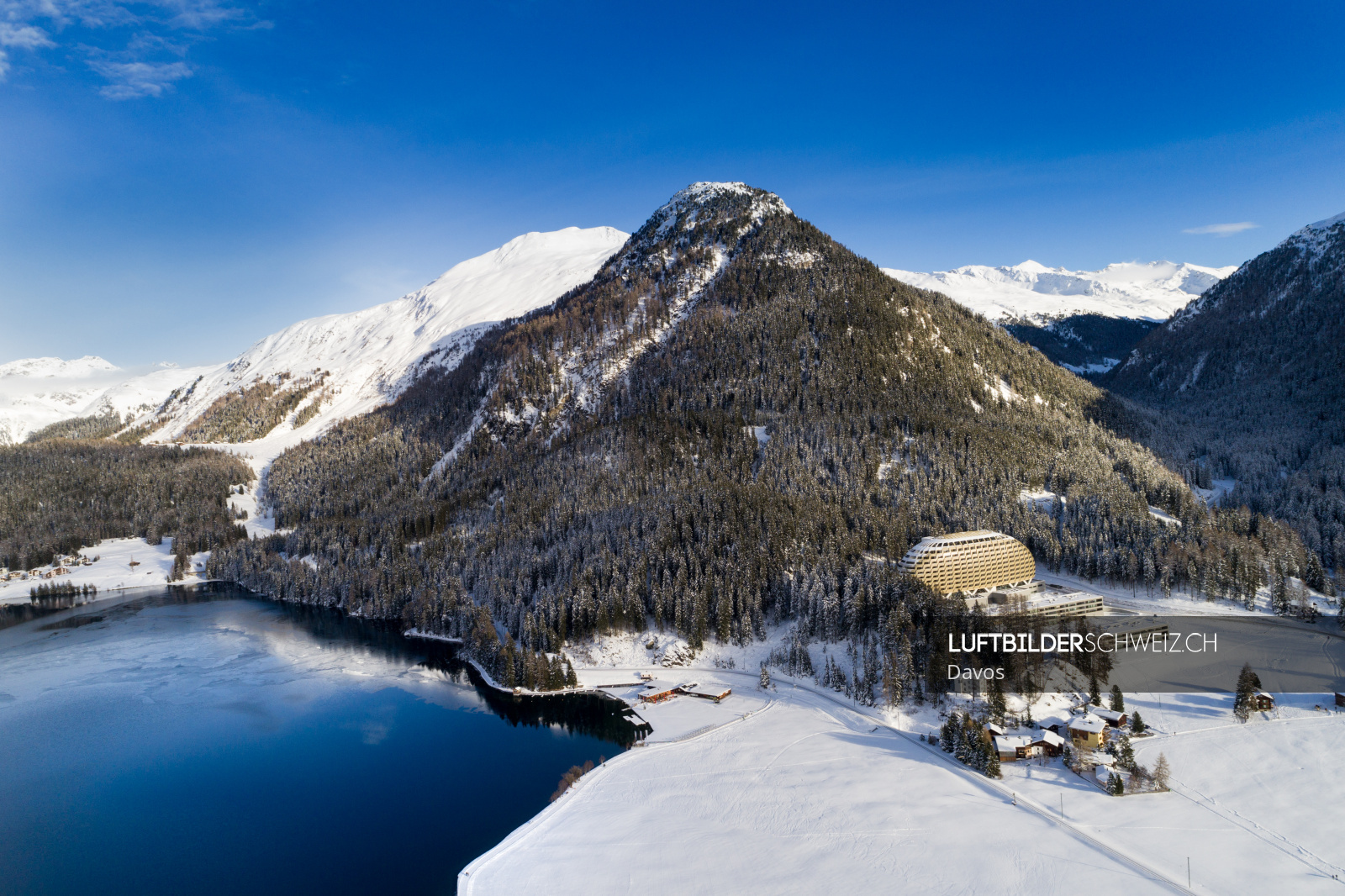 Luftbild Davosersee