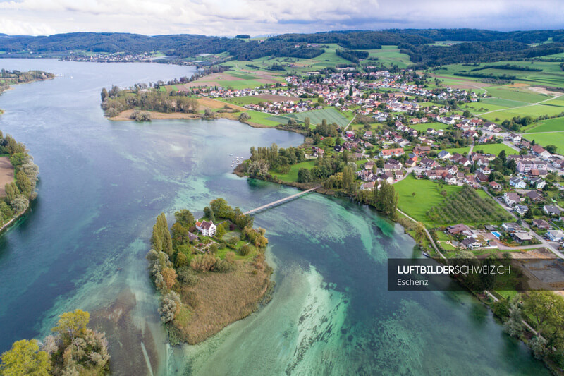 Luftaufnahme Eschenz – Insel Werd Luftbild