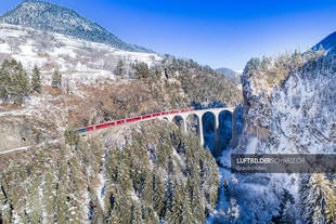 Luftbild Landwasserviadukt RHB