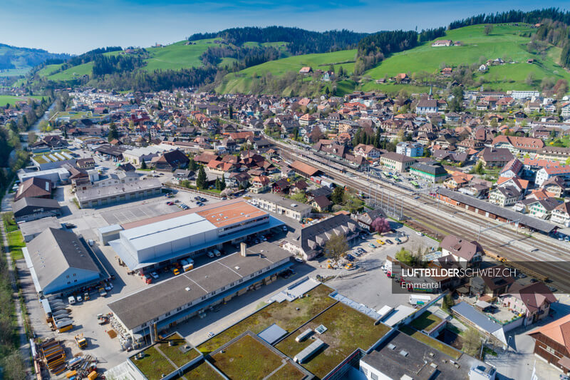 Luftbild Langnau im Emmental