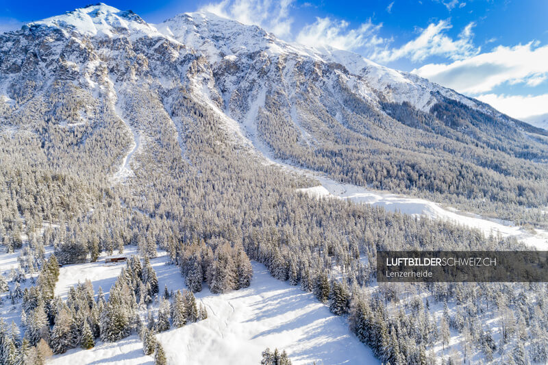 Luftbild Lenzerheide Lenzerhorn