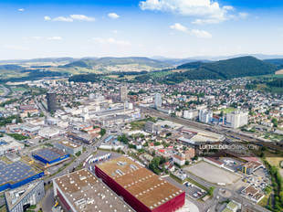 Luftbild Pratteln Basel