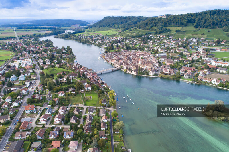 Luftaufnahme Stein am Rhein SH Luftbild