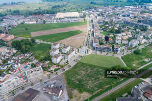 Luftbildaufnahme Wetzikon ZH Stadt