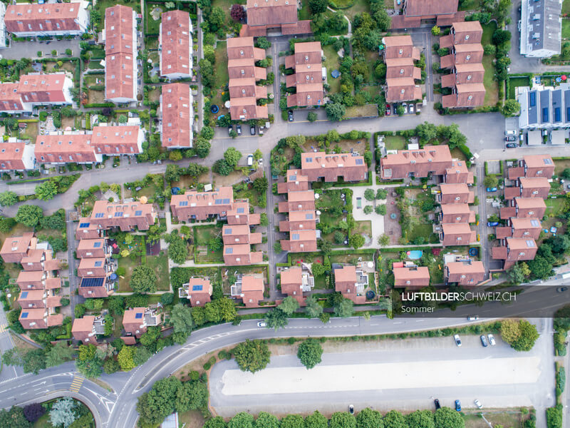 Luftbild Wohnsiedlung