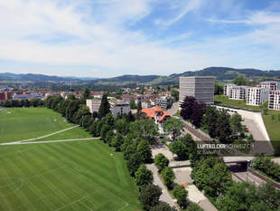 St. Gallen Kreuzbleiche Luftbild