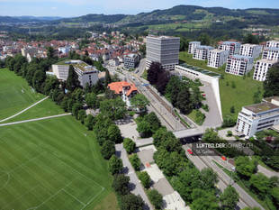 Sankt Gallen Kreuzbleiche Luftbild