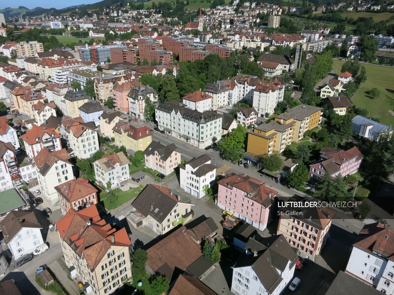 Lachen St. Gallen Luftbild