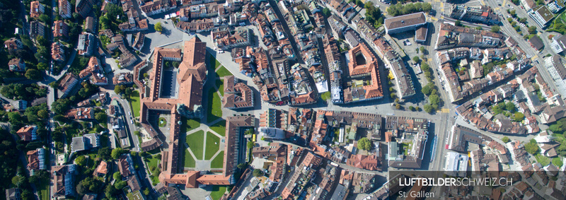 Luftaufnahme Sankt Gallen Panorama Luftbild