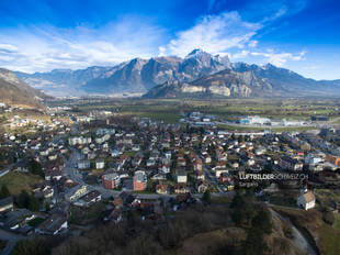 Luftaufnahme Sargans Luftbild