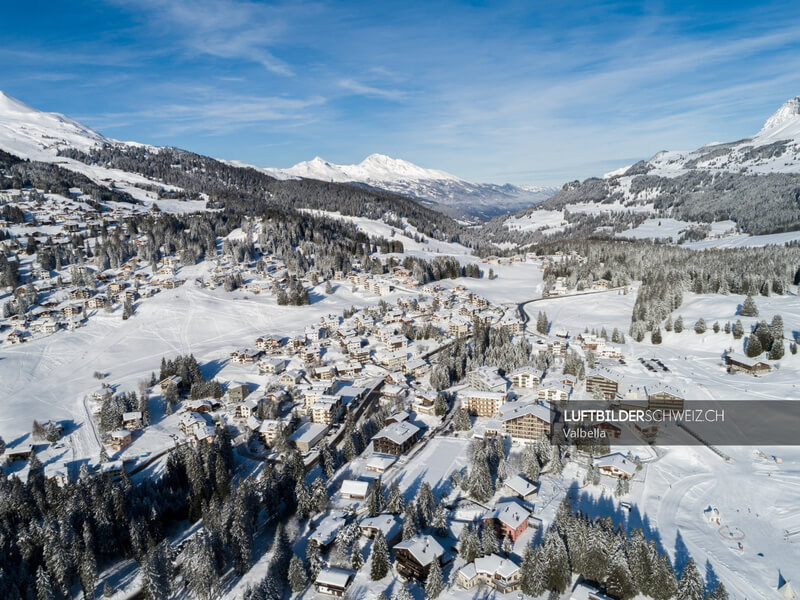 Luftbild Valbella – Albula