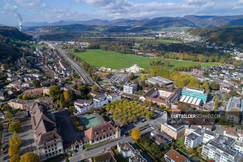 Luftaufnahme Aarau Schachen Luftbild