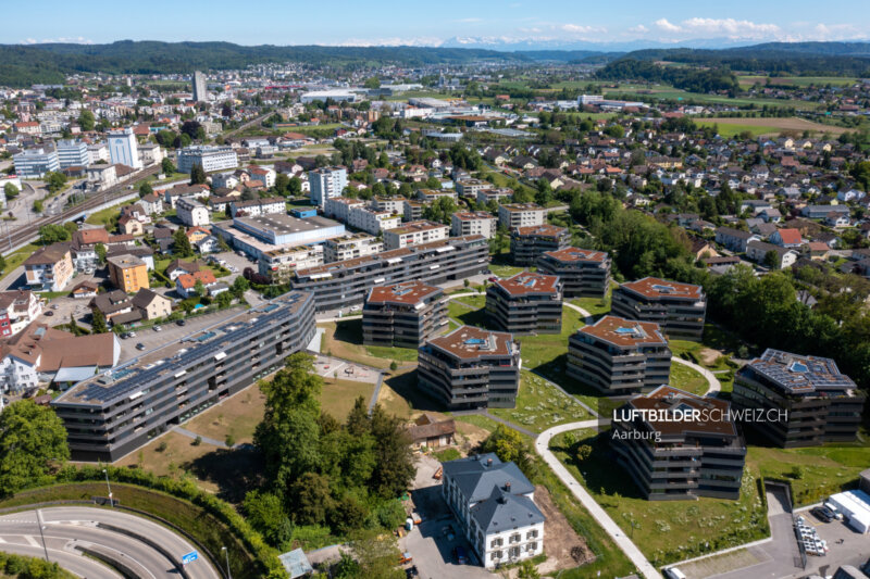 Aarburg Webipark Luftaufnahme Luftbild