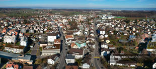 Amriswil Zentrum Luftaufnahme Luftbild