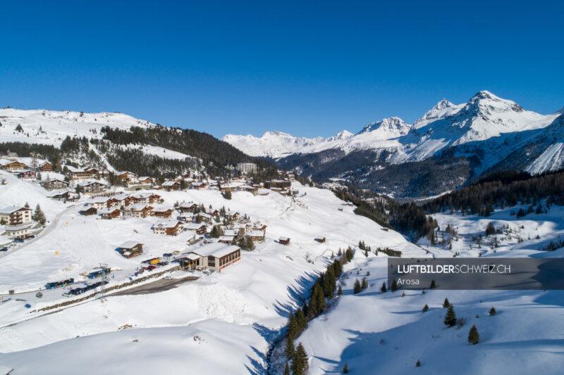 Arosa (Talstation) Hörnli Luftbild