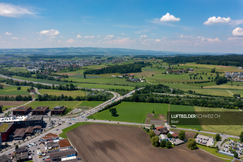 Baar Auweiher Luftbild