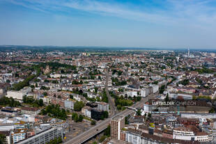 Basel Luftaufnahme Heuwaage-Viadukt Luftbild