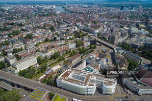 Basel Luftbild Pauluskirche